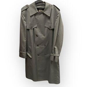 Christian Dior Monsieur double-breasted trench coat in dark taupe